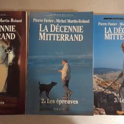 La Décennie Mitterrand - 3 tomes