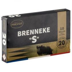 Cartouches Prevot Brenneke "S" - Demi-blindée - Cal. 20/70 - 17 g / Par 1