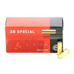 MUNITIONS GECO WADCUTTER CALIBRE 38 SPECIAL 148 GRS BOÎTE DE 50