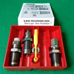 LEE RELOADING DIES - 3 OUTILS - 9mm LUGER / 9MM PARABELLUM