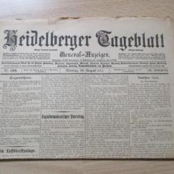 Journal Heidelberger Tageblatt 1912 (2)
