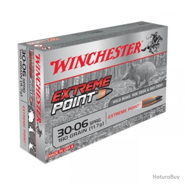 Winchester .30-06 Extrme Point 180 Gr, Cartouches  balle Winchester 30-06 Extreme Point