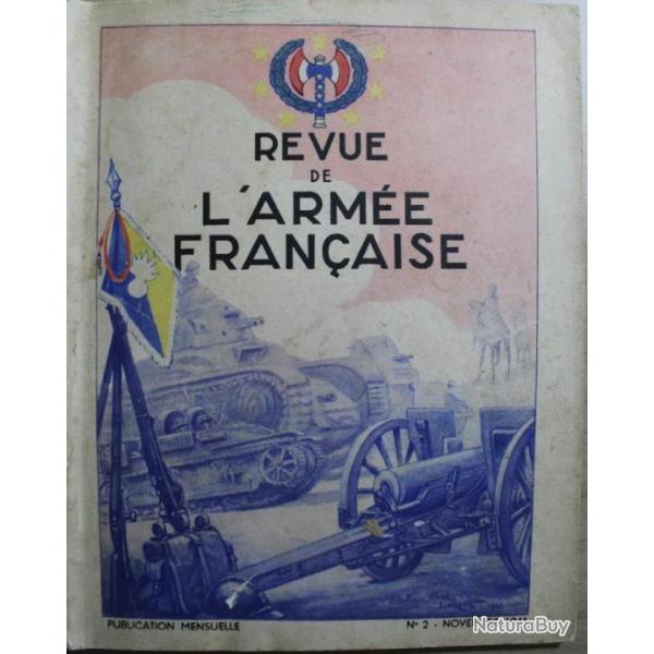 Revue de l'arme franaise No 2 de Novembre 1941