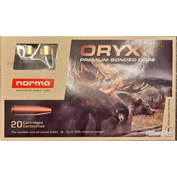 1 Boite de 20 balles NORMA ORYX CAL 338 WIN 230 GR