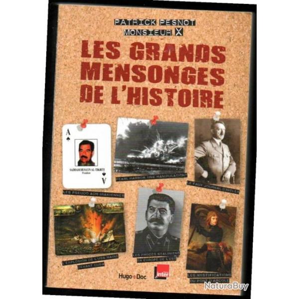 les grands mensonges de l'histoire de patrick pesnot et monsieur x borman, journal d'hitler , sages