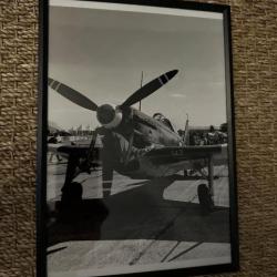 Cadre noir Avion WW2 format A4