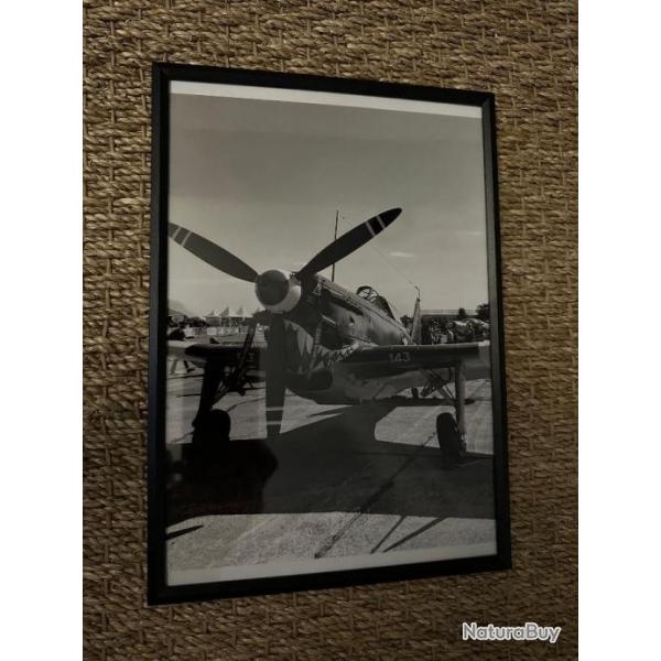 Cadre noir Avion WW2 format A4