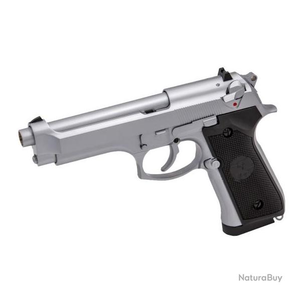 Rplique airsoft pistolet GBB 92F Silver-Raven R92F Silver