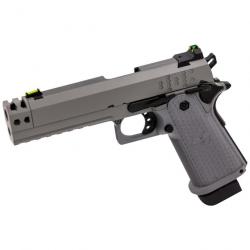 Réplique airsoft pistolet GBB Raven Hi-Capa Hex-Comp Gris-Raven Hi-Capa Hex-Com Gris