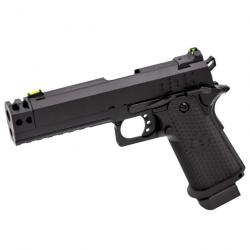 Réplique airsoft pistolet GBB Raven Hi-Capa Hex-Comp Noir-Raven Hi-Capa Hex-Com Noir