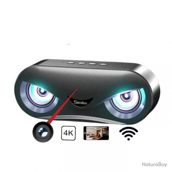 haut-parleur Bluetooth camra espion Ultra HD 4K haute dfinition