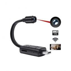 Mini caméra espion USB Full HD Wifi flexible
