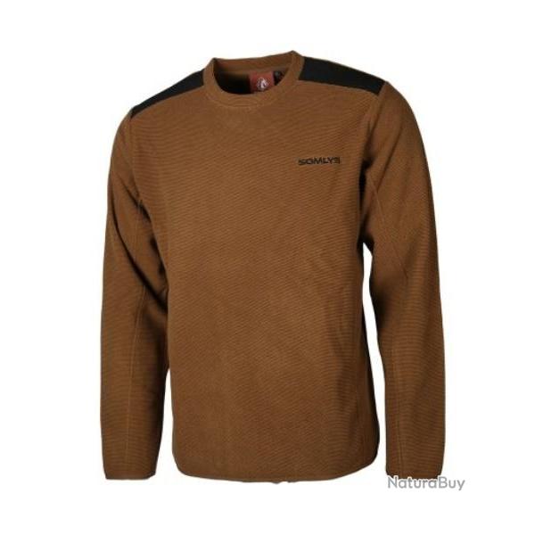 PULL SOMLYS COL ROND CAMEL T2XL