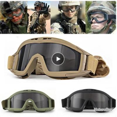 Lot De 10 Paires De Lunettes De Protection Tactiques Tenozher - Airsoft NEUF
