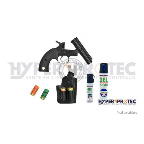 Coffret de dfense GC27 - Cartouches Holster Bombes au gaz