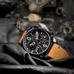 AVI-8 AV-4052-02 Hawker Hunter Chronographe Montre Homme 45mm 5ATM neuf