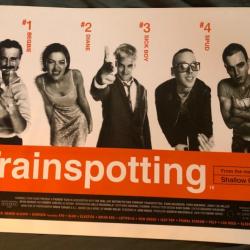 Affiche N°2, poster, du Film TRAINSPOTTING 43 x 61 cm
