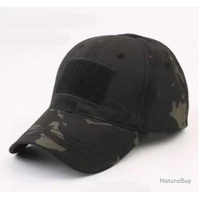 Casquette De Baseball Clover Noire – Taille Unique Réglable, Unisexe, Polyester