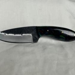Couteau à depecer 20cm forgé marbré coloré CHASSE24