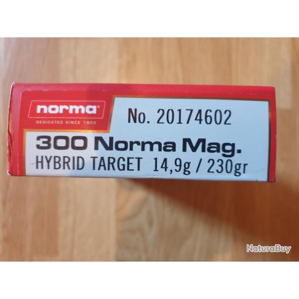 .300 Norma magnum 230gr berger - boite 20