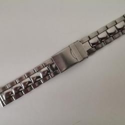 Bracelet de montre métal vintage 20 mm acier inoxydable