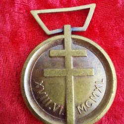 Médaille de la résistance ww2 1943 BE