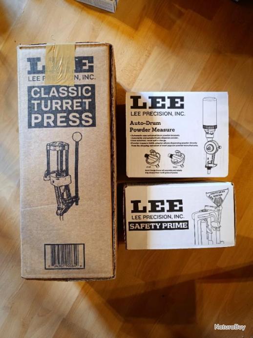 Kits Lee classic turret presse / autodrum powder measure / safety prime Kits et Presses de