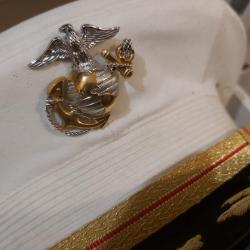 USMC casquette officier supérieur Colonel tenue du soir