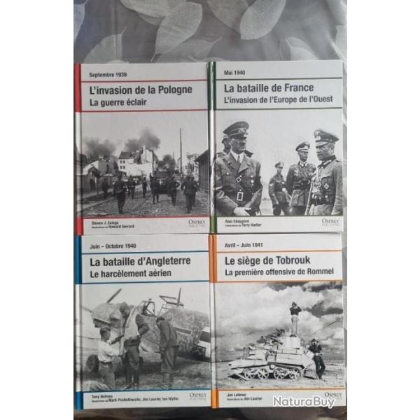 Livres WW2 srie Osprey lot 1