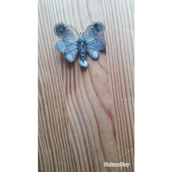 broche filigramme argent