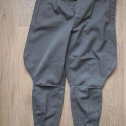 pantalon Allemand équipement uniforme militaire post war, tbe Taille 48 cms