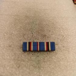 Ribon de médaille armée us AMERICAN CAMPAIGN MEDAL WW2 ORIGINAL