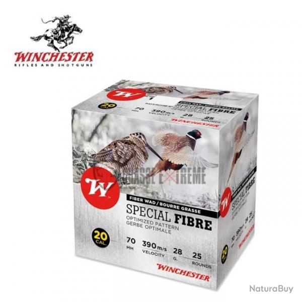 25 Cartouches WINCHESTER Special Fibre 28g cal 20/70 Pb 6