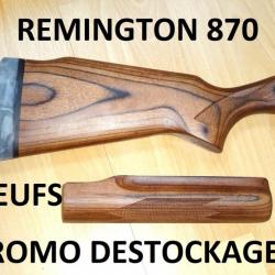crosse / vis + devant lamellé collé NEUFS fusil REMINGTON 870 - VENDU PAR JEPERCUTE (b12160)