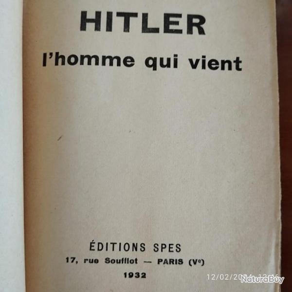Hitler, l'homme qui vient. 1932