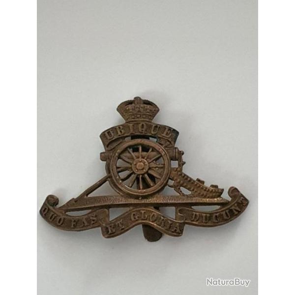 cap badge artillerie GB ww1 ww2