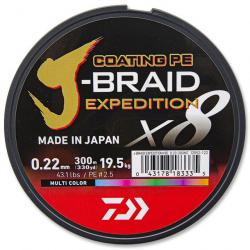 Daiwa Tresse J-Braid Exp X8 Multicolore 300m 43,1lb