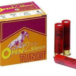 Cartouches Tunet open 12 mm silence -Plomb 6