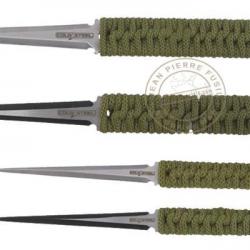 COLD STEEL - Lot de 4 pointes de lancer manche paracorde