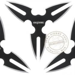 COLD STEEL - Lot de 3 étoiles de lancer 3 branches