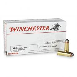 Opération 24.2.1 - Munitions Winchester 44 Rem Mag JSP 15.6g 240gr x5 boites