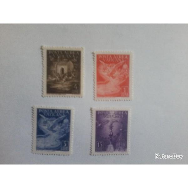 timbres poste arienne du vatican de 1947