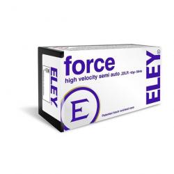 50 munitions Eley FORCE, calibre 22 LR