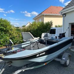 Bass Boat Quicksilver restauré Moteur 20Cv Neuf Garantie