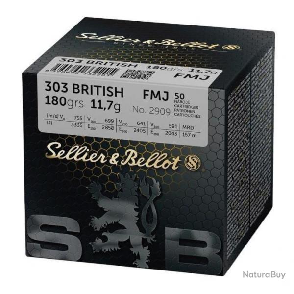 Sellier & Bellot cal.303 British FMJ 180 gr - 11.7g X50