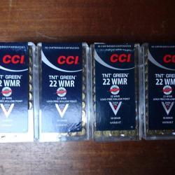 CCI 22 Magnum (22 WMR) TNT GREEN 30gr 4 boîtes de 50