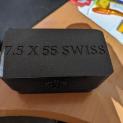 Boîte à munition 7.5x55 suisse x50