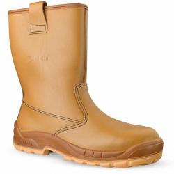 Bottes de sécurité Jallatte JALHAKA SAS S3 SRC en cuir coloris naturel