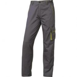 Pantalon de travail Delta Plus M6PANGR3X gris-vert 3XL panostyle polyester coton