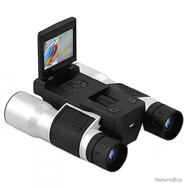 Jumelles numriques 12x32 DIGITAL OPTIC VIEWCATCHER avec appareil photo / vido (5 Mp)